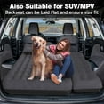 thumbnail image 2 of Back Seat Car Air Mattress: Inflatable SUV Car Camping Bed for Truck Van, Thickened Double-Sided Flocking Travel Car Sleeping Pad with Air Pump 2 Pillows, 2 of 15