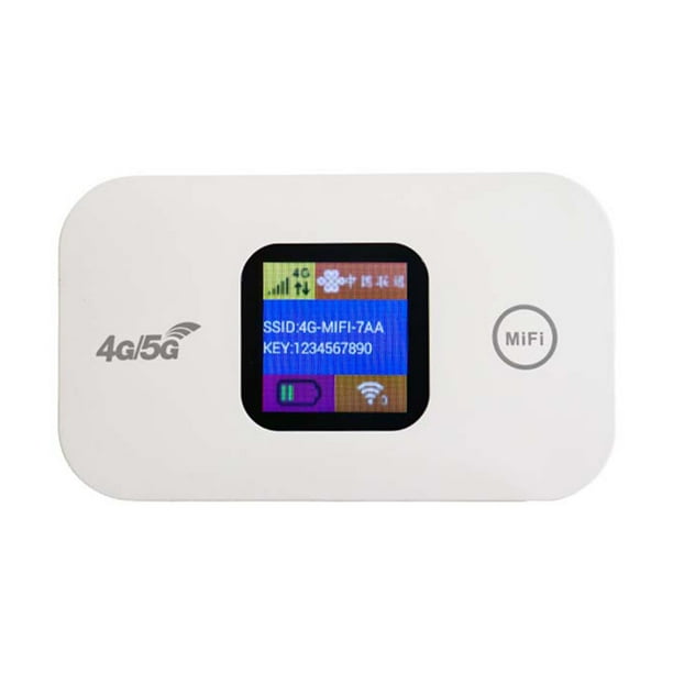 Mini punto de acceso inalámbrico para exteriores 4G LTE, enrutador inalámbrico de 150Mbps, pantalla LED colorida de 2100mAh