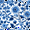 Blue Floral Pattern, variant on Yayeee 2 Pack Qtip Holder Bathroom Cotton Swab Canister with Lid Clear Dispenser Set, Lavender Pattern