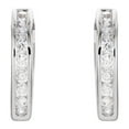 thumbnail image 2 of Sterling Silver Cubic Zirconia Earring Pair, 2 of 2