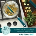 thumbnail image 3 of Rachael Ray 3 Qt Create Delicious Aluminum Nonstick Everything Pan, Teal Shimmer, 3 of 9