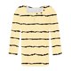thumbnail image 5 of Fiudx Ofertas de La Semana Blusa de Manga 3/4 a La Moda para Mujer, Camiseta Estampada, Top Informal, 5 of 5