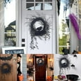thumbnail image 6 of XGFHYJEH Halloween Wreath, Halloween Wreaths for Front Door, Halloween Decorations, Halloween Home Wall Decor Ornaments, 6 of 7