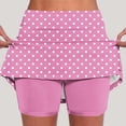 thumbnail image 2 of BVOFAR Skorts for Women High Waisted Tennis Skirts with Built-in Shorts Stretchy Printed Skort Pink M, 2 of 6
