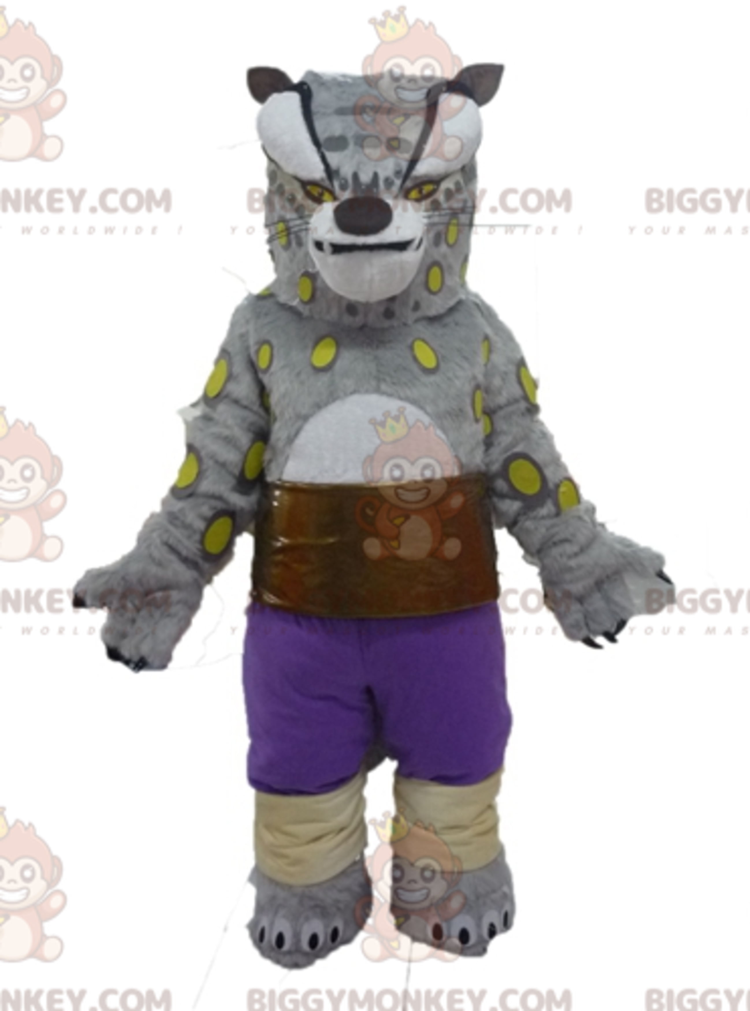 Kung Fu Panda Leopard Tai Lung BIGGYMONKEY™ Mascot Costume