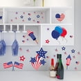 thumbnail image 1 of Fiudx Pegatinas Patrióticas, Vinilo Esmerilado para Pared, Diseños Impermeables Del Día de La Independencia, Fácil de Despegar y Pegar, Decoración Del Hogar, Ideas de Regalo, Uso Personal, Diversión, 1 of 6
