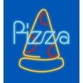 thumbnail image 2 of My Pizza Day Neon Pepperoni Pizza Slice Crew Neck Short Sleeve Adult T-shirt-Medium-Orange, 2 of 3