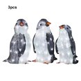 thumbnail image 4 of Naiovety Decoraciones navideñas con pingüino luminoso, brillo para el hogar, bonito pingüino LED Iluminación navideña, 4 of 6