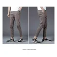 thumbnail image 4 of Pantalones Casuales De Hombre Delgado Hasta El Tobillo Delga, 4 of 8