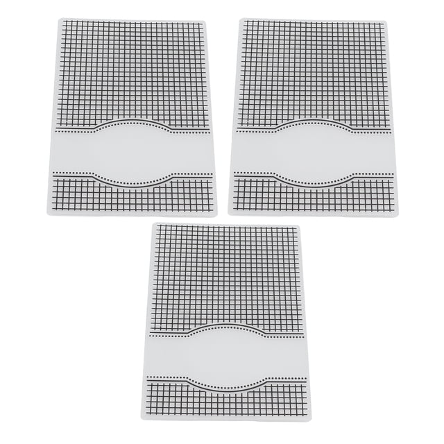 3Pcs Gaufrage Dossiers Conception Unique Concave Convexe Texture Modèles pour Bricolage Invitations Cartes Faisant