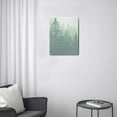 thumbnail image 3 of Artistic Sunrise in Misty Forest - 12x16 Inch Canvas Wall Decor for Bedroom, Living Room, or Bathroom, 3 of 7