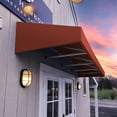 thumbnail image 4 of Awntech 4.38 Ft New Yorker Fixed Awning Canopy with Rigid Valance (52.5in x 18in x 36in), Terracotta, 4 of 4