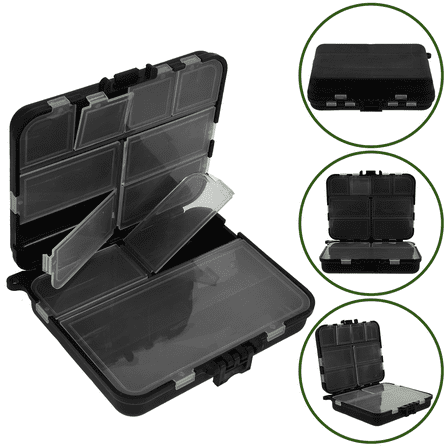 QIFULL Saltwater Tackle Fishing Tackle Kit Box Plastic Storage for Men 1Pack