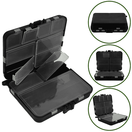 unbranded Fishing Accessories Box Reel Case Tackle Boxes Kit Lure Black