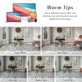 thumbnail image 4 of Balacho Cozy Boho Vintage Floral Area Rug, 4' x 6', Black, 4 of 7