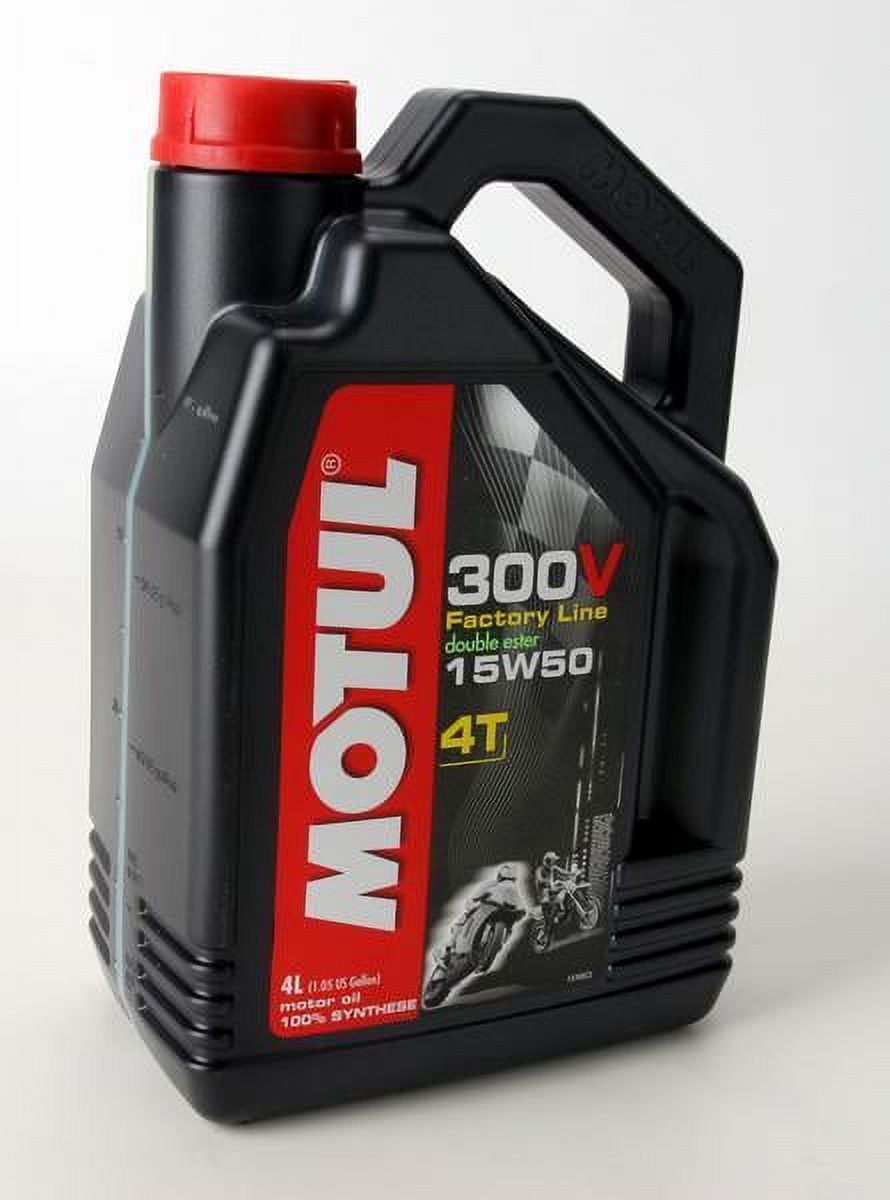 Motul 300V Competition 15W50 – 6L (3 X 2L), Fully Synthetic Racing Engine Oil, Ester Core