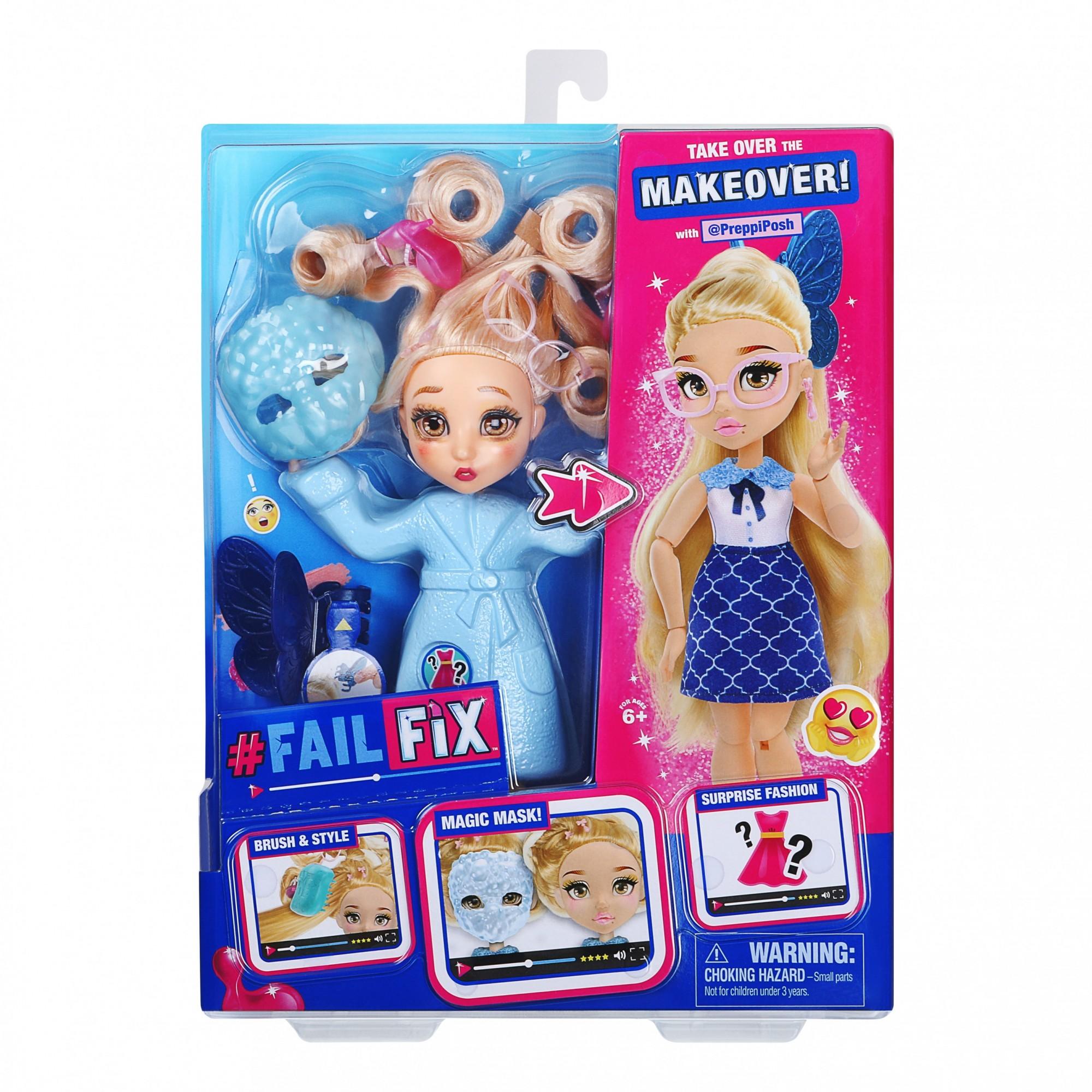 FailFix - Preppi.Posh Total Makeover Doll Pack - 8.5" inch Fashion Doll, Girls 6+ - image 2 of 11