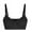 Black, variant on Womens Jelly Wireless Bras Seamless T-Shirt Bra No Underwire Full Coverage Pullover Bralettes Supportive Sports Bras