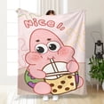 thumbnail image 5 of Manta de franela suave con estampado digital Patrick Star, 300 g, 5 of 5