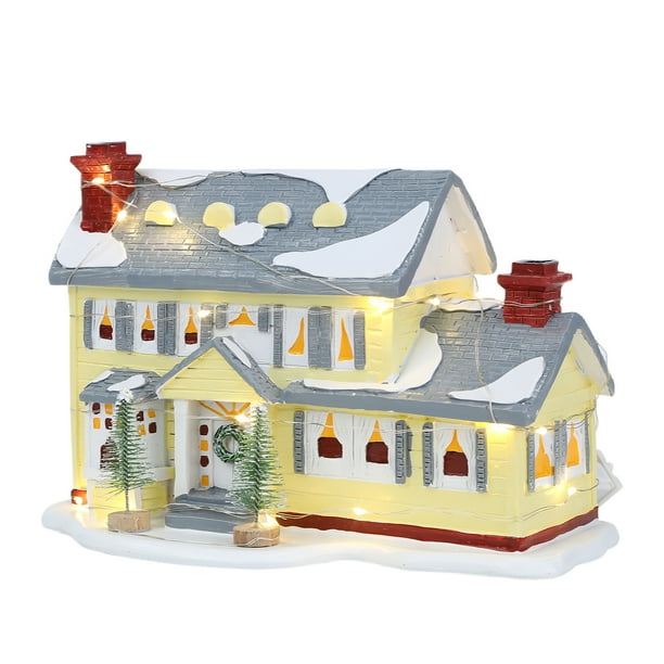 Peggybuy Resin The Griswold Vacation House Statue Mini Christmas