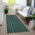 thumbnail image 6 of Addison Rugs Chantille Indoor/Outdoor Transitional Stripes Teal Washable Runner Rug, 2'3" x 7'6", 6 of 6