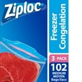 thumbnail image 1 of Ziploc Freezer Bags Medium, 1 of 8