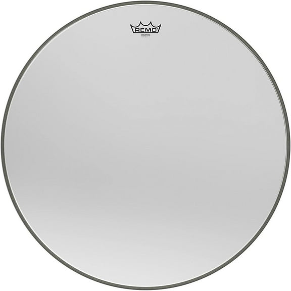 Remo Ambassador Starfire Chrome Bass Drum Head 23 in.
