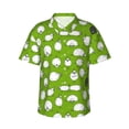 thumbnail image 1 of Fotbe Funny Sheep Doing Yoga Camisa Hawaiana para Hombre Unisex – Camisa Casual de Verano con Botones de Manga Corta de Algodón y Lino,Small, 1 of 7
