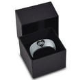 thumbnail image 3 of Tungsten Gaming Gamer Controller Pad Heart Emoji Band Ring 8mm Men Women Comfort Fit Black Dome Brushed Gray Polished, 3 of 4