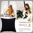 thumbnail image 5 of AUQ 2Pcs Decorative Pillow Covers Dense Pile Pillow Covers 16X16 Easy Open/Close Pillow Covers Style4, 5 of 7