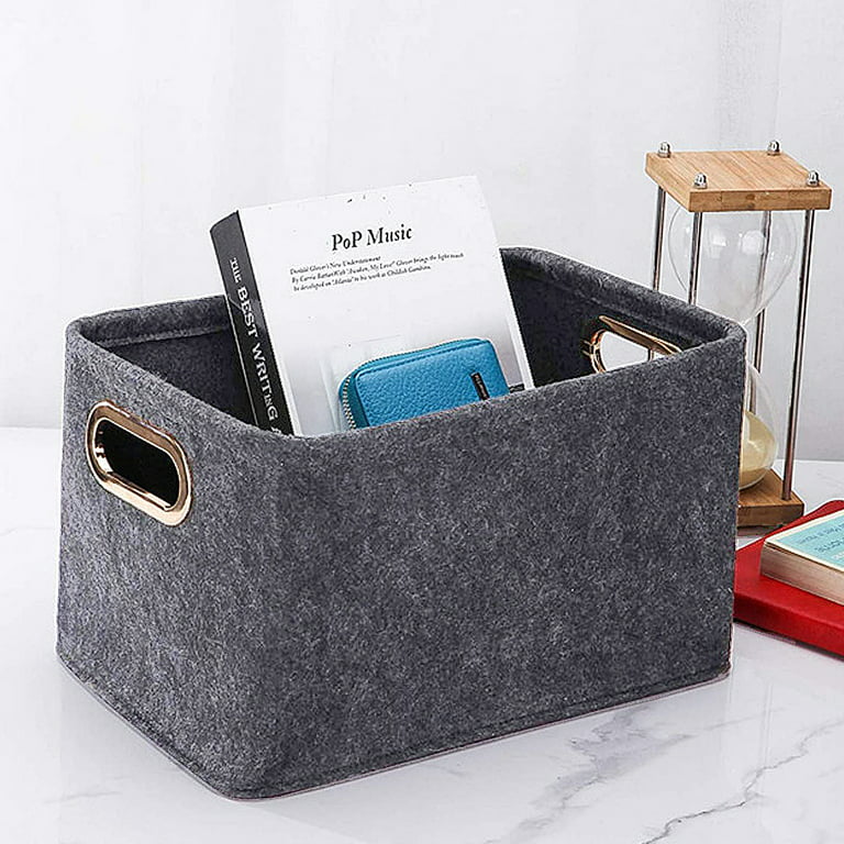 Woven Cotton Rope Storage Basket, Cube Changing Table Organizer for Closet  Towels, Baby Nursery Bin, Small Dog Cat Toy Box, Gift Baskets empty, 