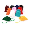 thumbnail image 2 of Bolsa de franela con cordón de 10 uds, bolsa de embalaje de regalo de Navidad de artículos para fiesta de boda y joyería, bolsa de regalo Premium, bolsa de terciopelo de almacenamiento, 2 of 4