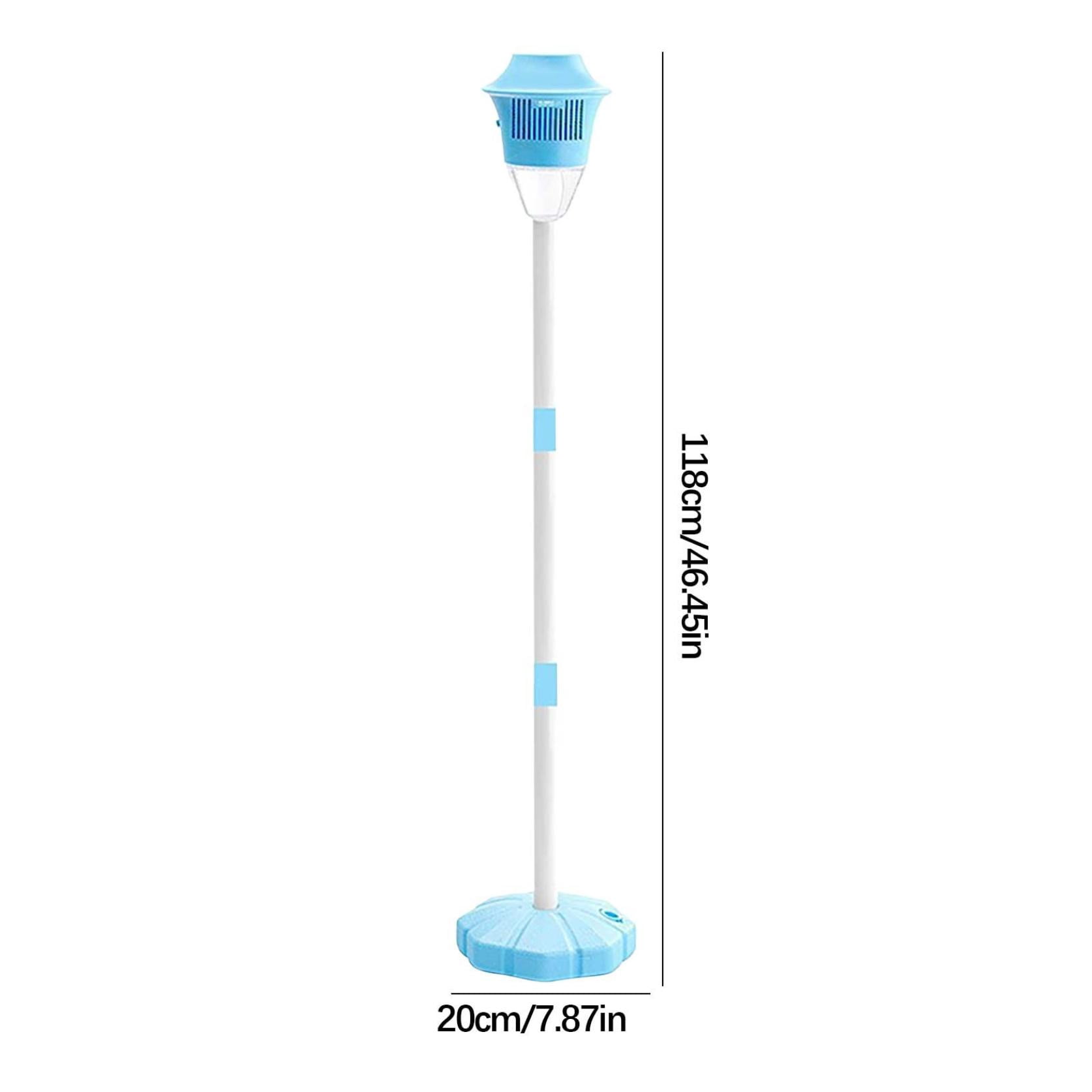 2026 New Bubble Machine, 47" Rechargeable Automatic Bubble Maker with Light Music, 3-Level Adjustable Heights, Detachable Bubble Wand for Outdoor Party Wedding, Includes Bubble Solution, Blue