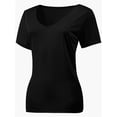 thumbnail image 2 of Women Sexy Deep V Neck Casual Tops, 2 of 5