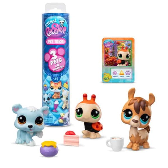 Littlest Pet Shop Surprise Reveal Collectible Figures - 3pk