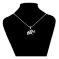 thumbnail image 2 of Fino Collar Elefante Para Caballero Oro Blanco 14k Lam 50 Cm, 2 of 7