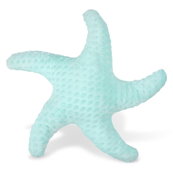 Almohada Marble Empire Starfish Aqua Velvet 50 cm