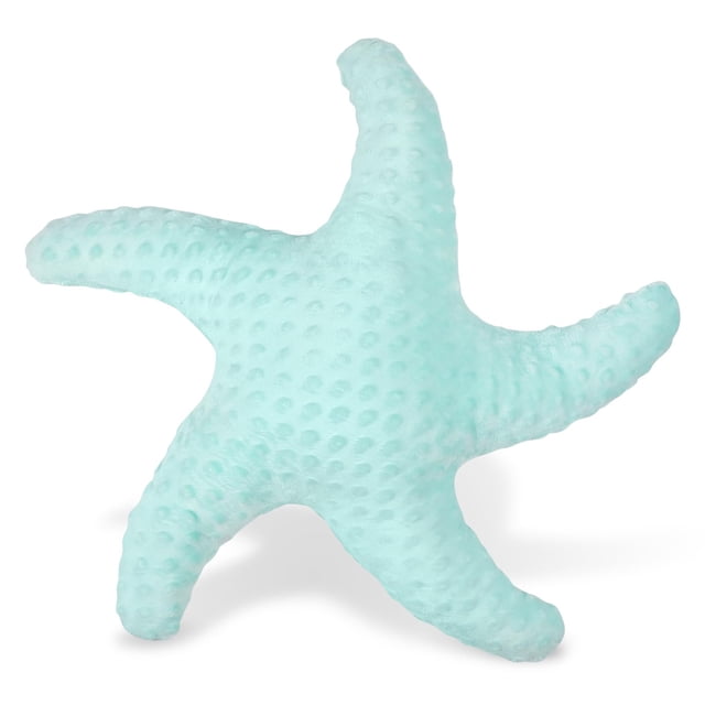 Almohada Marble Empire Starfish Aqua Velvet 50 cm