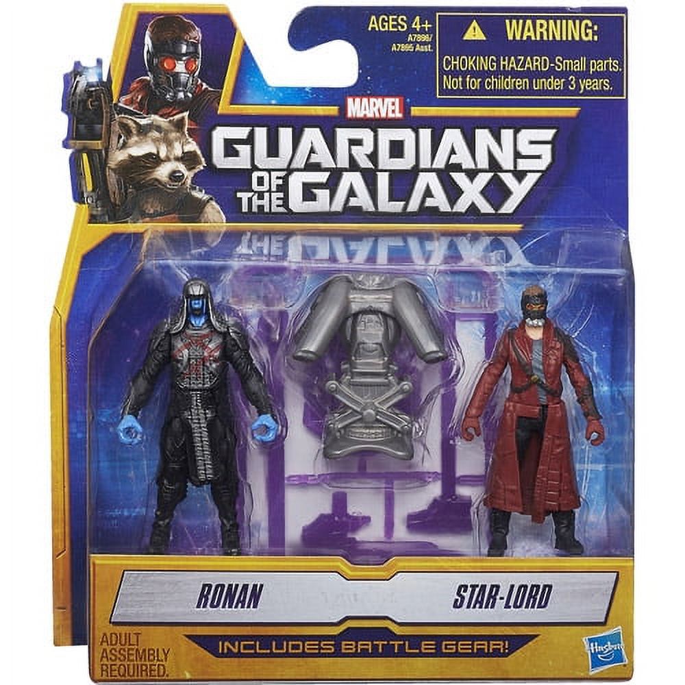 Marvel Guardians Of The Galaxy 2-Pack Star-Lord And Ronan Action Figures - image 2 of 3