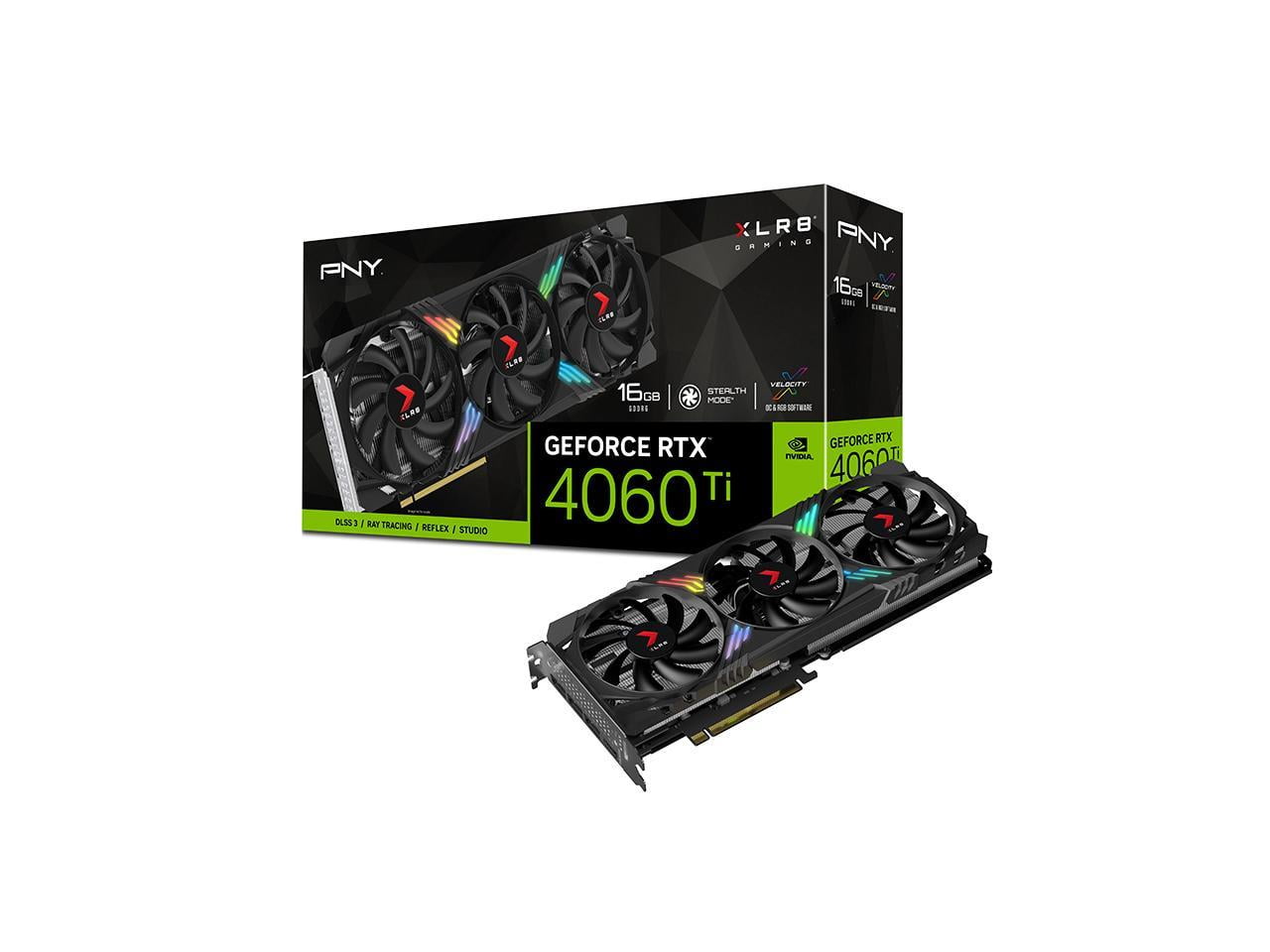 新品 RTX 4060 Ti 16GB PNY PNY GeForce RTX™ 4060 Ti 16GB VERTO™Dual Fan DLSS 3