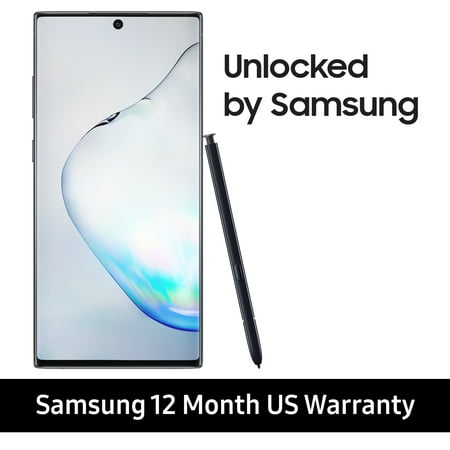 Samsung Galaxy Note10+ 256GB (Unlocked), Black, Limited time bonus ($150 value). See details