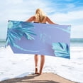 thumbnail image 5 of TIELUTT Microfiber Beach Towels Lightweight Blue Bath Towels Sandproof Beach Blankets Floating for Babies Glitter Pool Float Set Baby Bath Floater Inflatable Pool for Kids Swimming Pool Stuff, 5 of 5