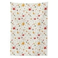 thumbnail image 3 of Ambesonne Cartoon Tablecloth Rectangular Table Cover, Birds Swirls Flowers, 60"x84", Multicolor, 3 of 4