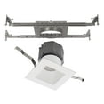 thumbnail image 5 of WAC Lighting Pop-in 4" Square New Construction Recessed Kit in White (Set of 6), 5 of 6
