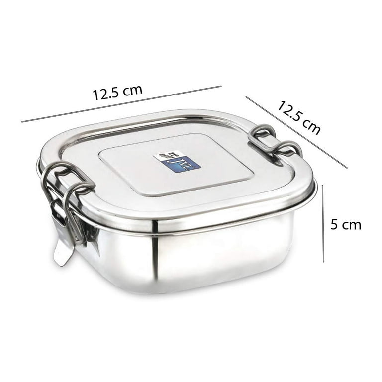 Stainless Steel Square Shaped Lunch box
