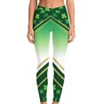 thumbnail image 6 of Hvot&aat Women's St. Patrick's Day Leggings Shamrock Stretchy Tights Yoga Pants Sports Fitness Peach Hip Stretch Pants, 6 of 7