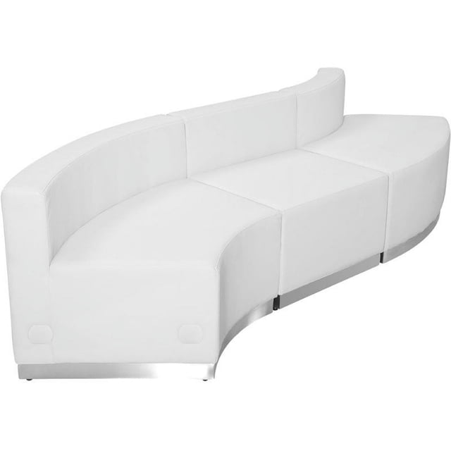 Flash Furniture Hercules Alon 3 Pièces de Réception en Blanc