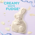 thumbnail image 3 of RUSSELL STOVER Easter Bunny Solid White Fudge Chocolate Candy Rabbit, 3 oz., 3 of 9
