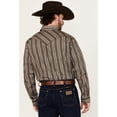 thumbnail image 4 of Cody James Men's Bartlett Geo Striped Long Sleeve Snap Western Shirt - CJHO24W4-BLK, 4 of 4