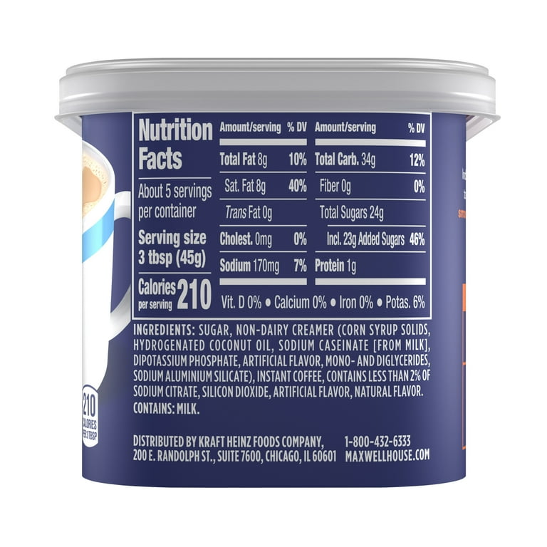 Maxwell House Instant Coffee French Vanilla Beverage Mix 8.4 oz